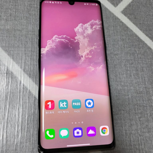 엘07)엘지벨벳 G900 128기가 블랙 상태 좋은폰!