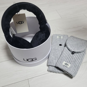 UGG 어그 귀마개+UGG 어그 핑거리스 장갑