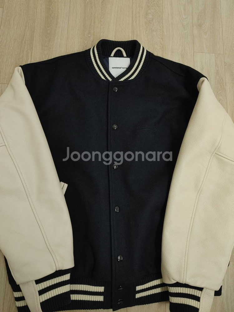 에스피오나지 바시티자켓 네이비 XL 판매합니다.--0