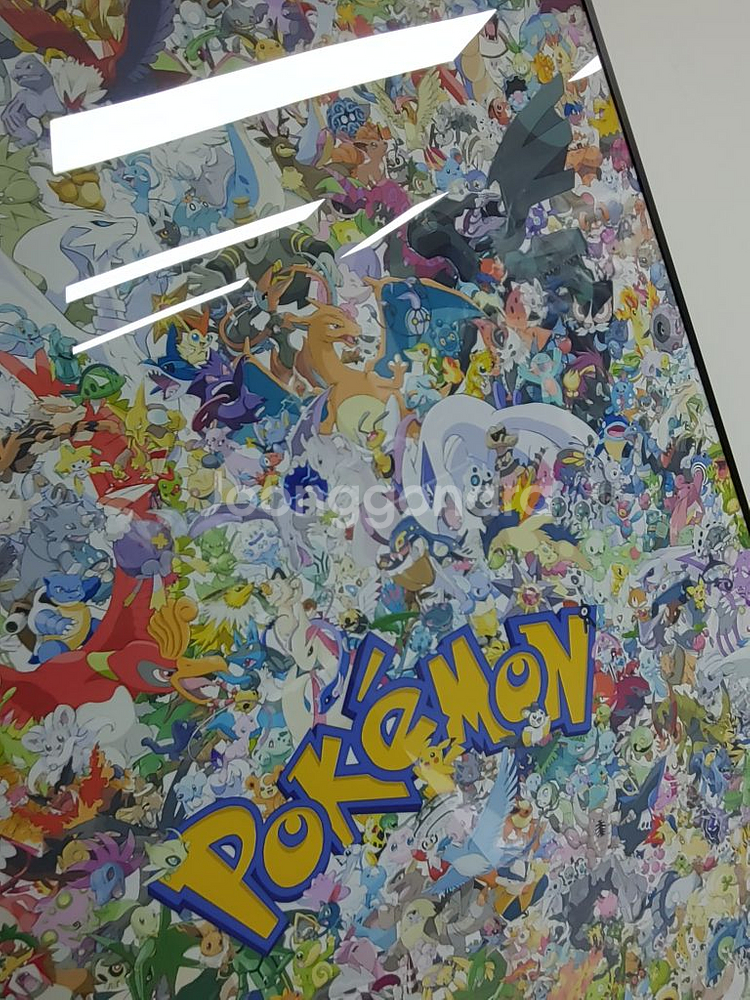 포켓몬스터 초대형 그림 액자 대형 인테리어 소품 피카츄--8