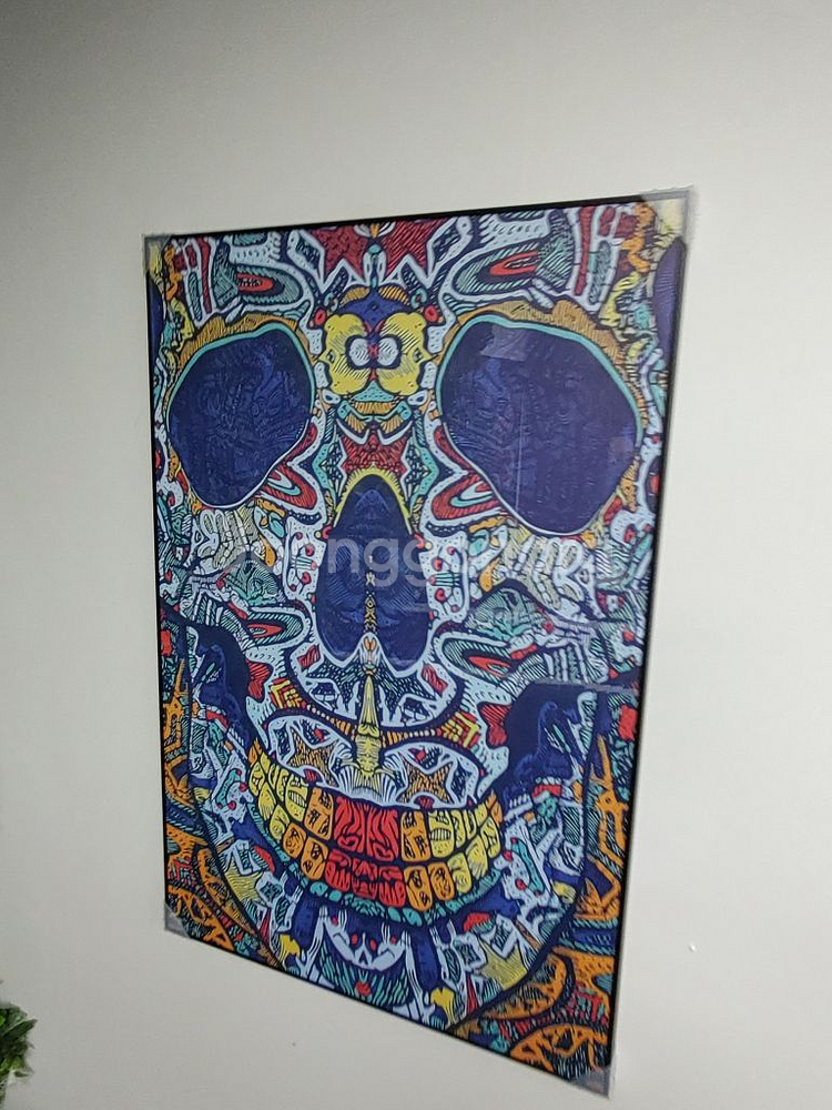 초대형 해골 팝아트 대형 그림 액자 대형 인테리어 소품--6