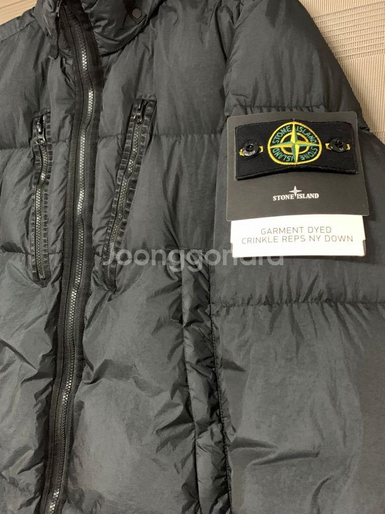 21fw 스톤아일랜드 가먼트다이드 크링클랩스 논후드 L--0