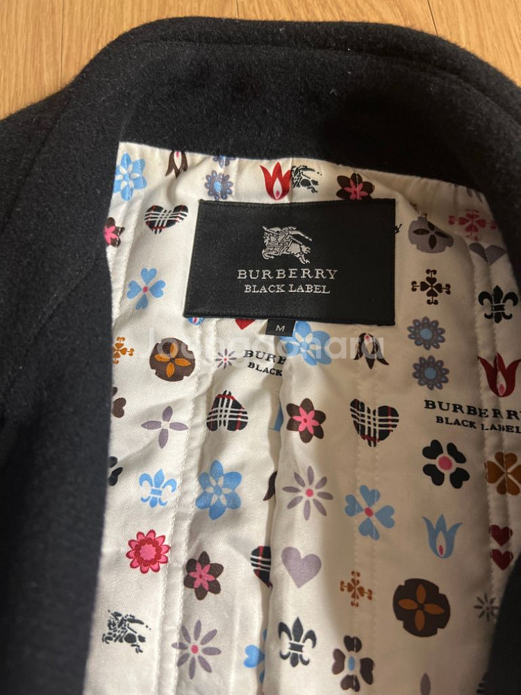 버버리 블랙라벨 피코트--2