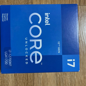 인텔 12세대 i7 12700KF 팝니다