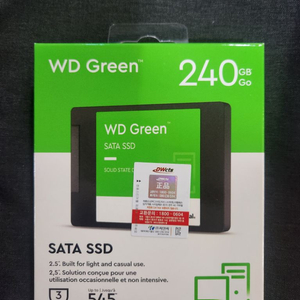 ssd 240기가 미개봉 wd green