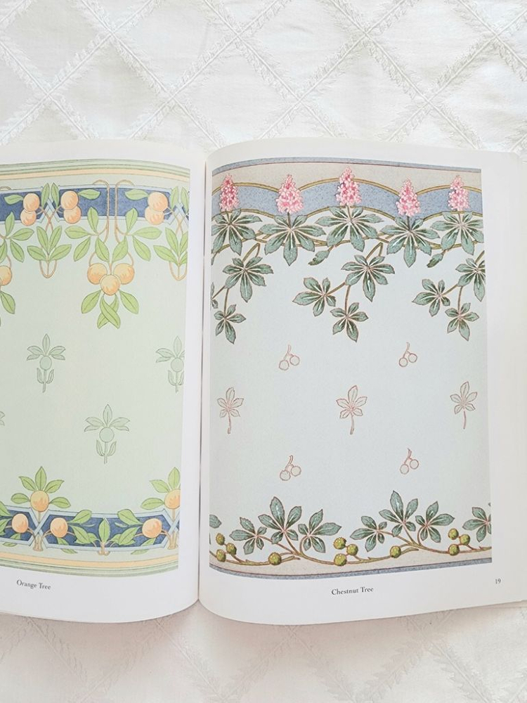 아르누보 스텐실 컬러 디자인 소스(cd없고 책자만)--1