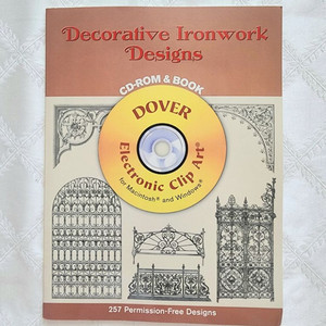 장식 철제문 디자인 소스(cd포함)