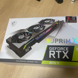 msi3070ti 슈프림 채굴x 사용감 적음