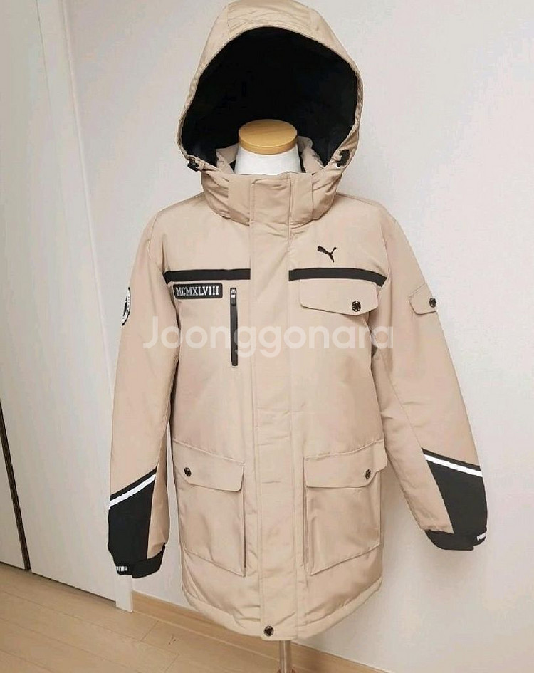 ( 미착용 새상품)푸마 퓨마 베이지 스키 패딩--0