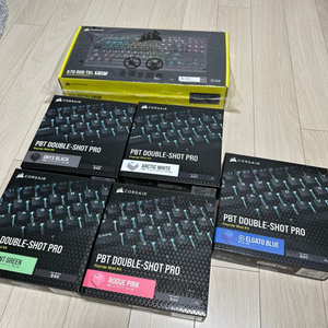 커세어 k70 tkl 풀윤활 + 키캡세트