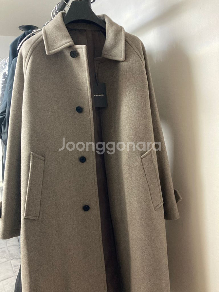 멜란지마스터 발마칸 코트 L ( 다크 베이지)--1