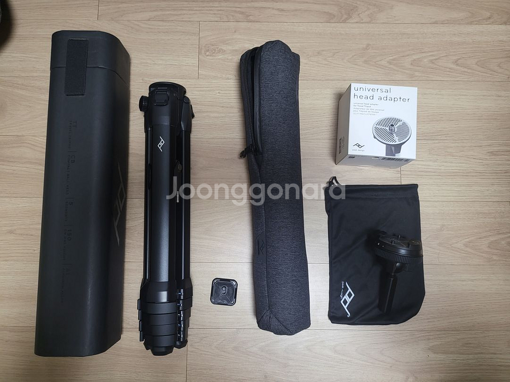 픽디자인 알루미늄 삼각대+유니버설헤드 아답터--0