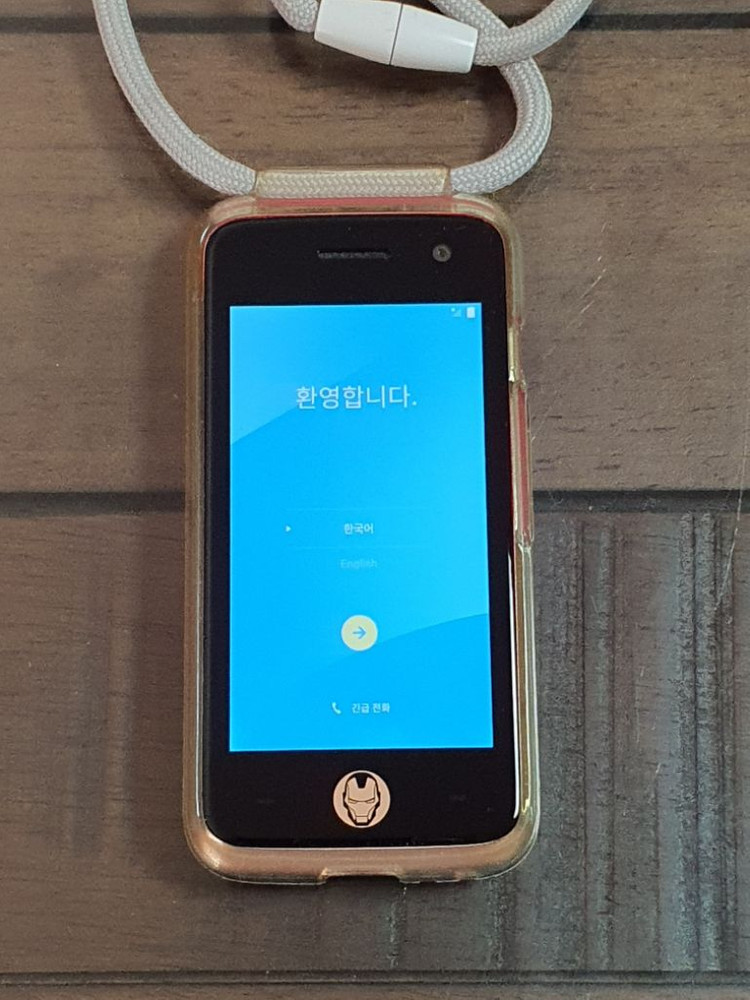 SKT 쿠키즈 미니 키즈폰 아이언맨--7