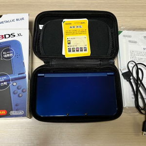 닌텐도 3DS XL 메탈릭 블루 팝니다