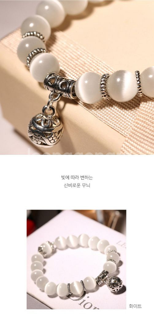 패션 묵주 염주 팔찌 천연원석/ JUQ018--3