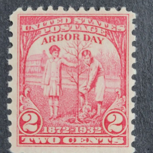 (미국우표)1932년 식목일기념 우표Arbor Day