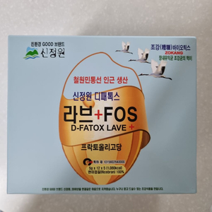 조강식품 신정원 라브101+FOS 1박스