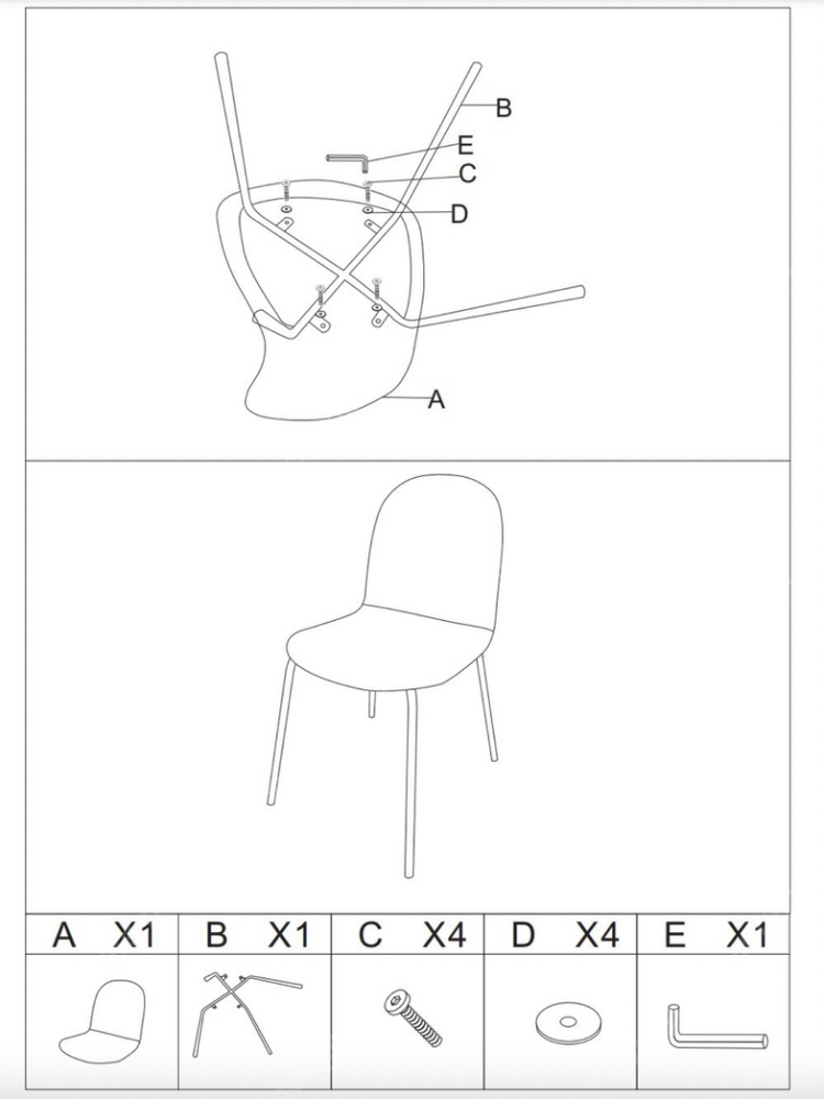 Department Uni Chair 유니체어 거실의자--1