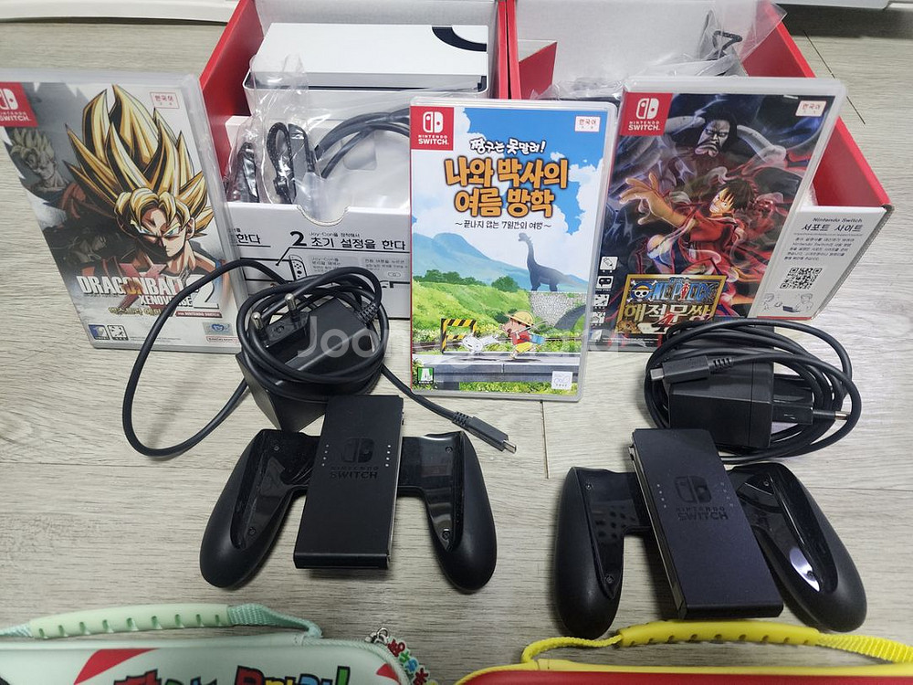 닌텐도스위치 oled 두대분 판매 (민트색 팔림)--2