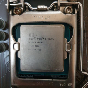 인텔 intel i5 4670k cpu 판매 합니다