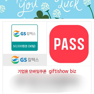 GS칼텍스 주유쿠폰 50000원 (30일)