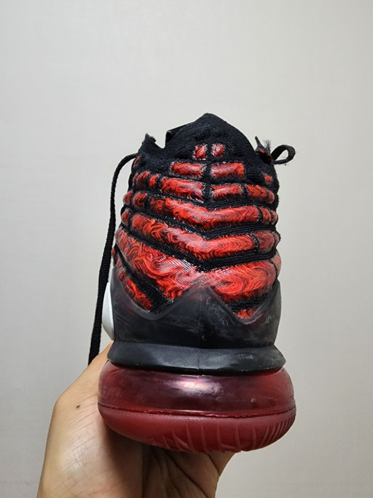 나이키 농구화 르브론17 검빨(275, 중고)--7