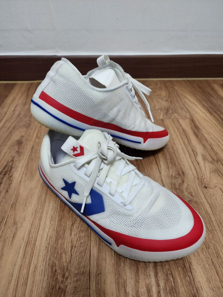 컨버스 농구화(올스타 프로BB 로우 흰빨파 270)--0