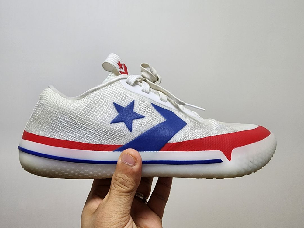 컨버스 농구화(올스타 프로BB 로우 흰빨파 270)--1