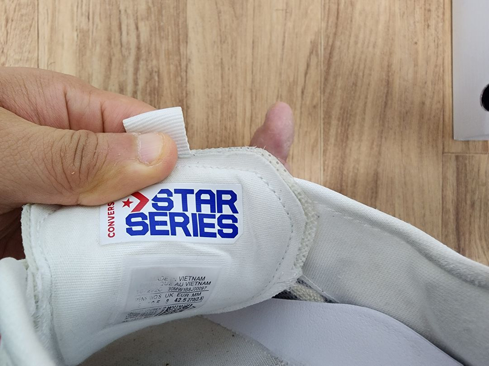 컨버스 농구화(올스타 프로BB 로우 흰빨파 270)--9