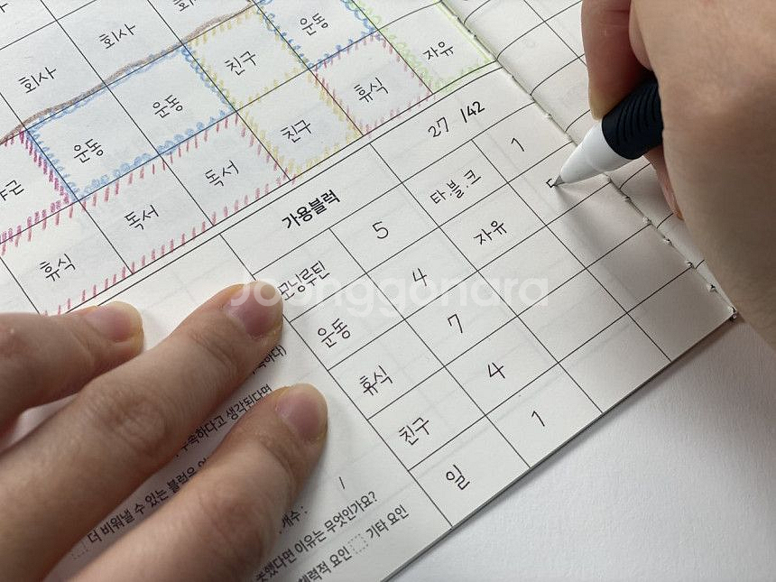 클래스101 룩말의 블럭식스 한달용 플래너--3