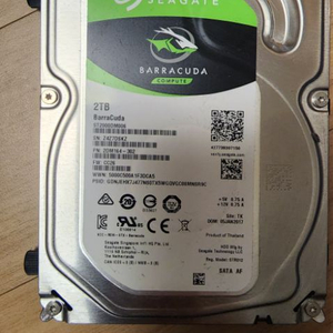 시게이트 바리쿠타 3.5 HDD 2TB 중고