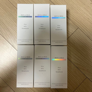 헤브블루 전 레스파라 밀크앰플, 백옥앰플(6개 있음)