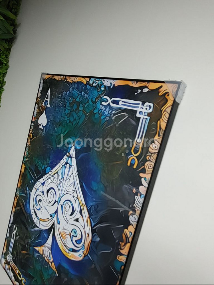 트럼프 카드 스페이스a 대형 그림 액자 인테리어 소품--2