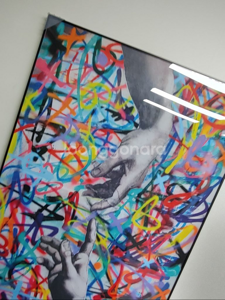 미켈란젤로 천지창조 대형 팝아트 그림 액자 인테리어소품--4