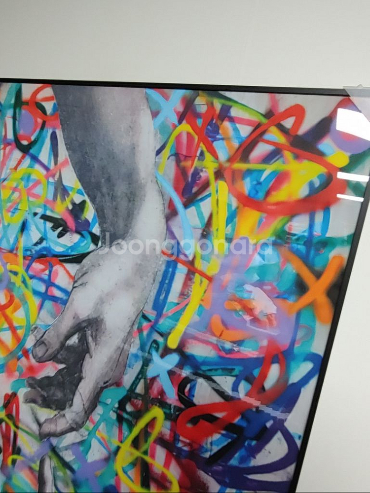 미켈란젤로 천지창조 대형 팝아트 그림 액자 인테리어소품--8