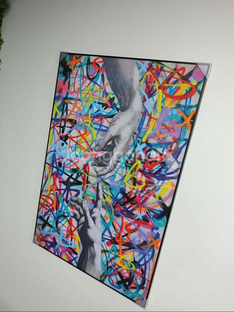 미켈란젤로 천지창조 대형 팝아트 그림 액자 인테리어소품--5