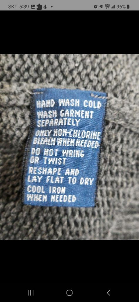 (XL) 랄프로렌 폴로 니트 브이넥 면 스웨터 이미지