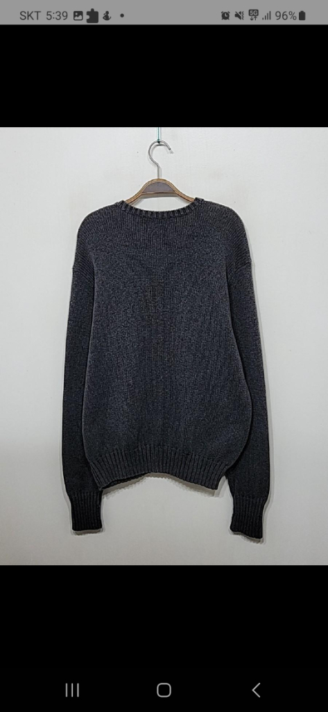 (XL) 랄프로렌 폴로 니트 브이넥 면 스웨터 이미지