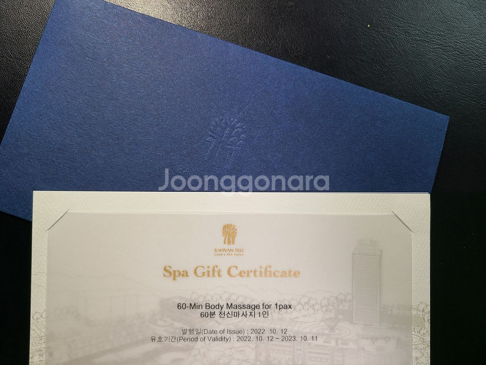 반얀트리 클럽 앤 스파 서울 전신마사지(60분) 1인--0