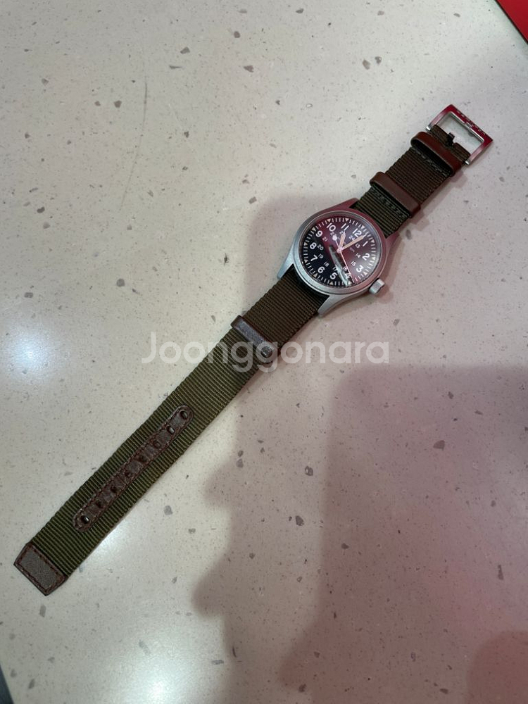 해밀턴 카키필드 메카니컬 오토매틱 38mm--4
