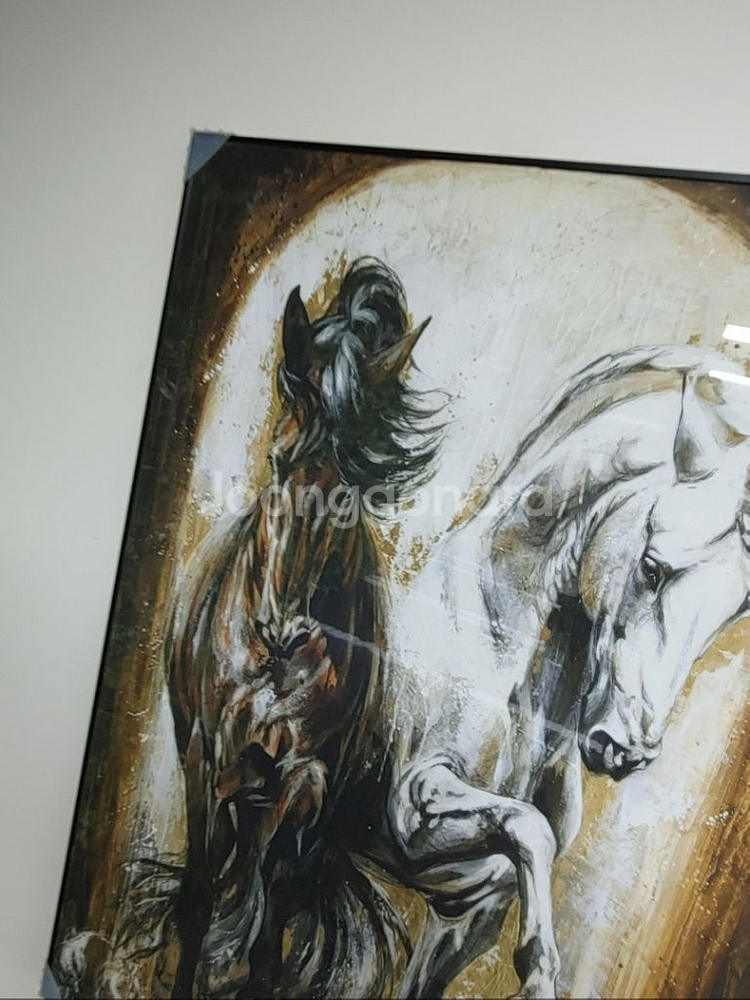 성공 말그림 말액자 대형 유화 그림 액자 인테리어 소품--1