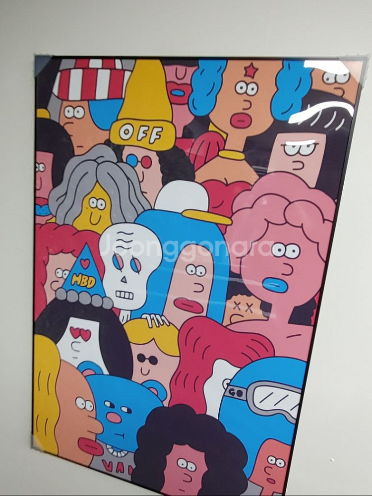 팝아트 캐릭터 초대형 그림 액자 대형 인테리어 소품--5