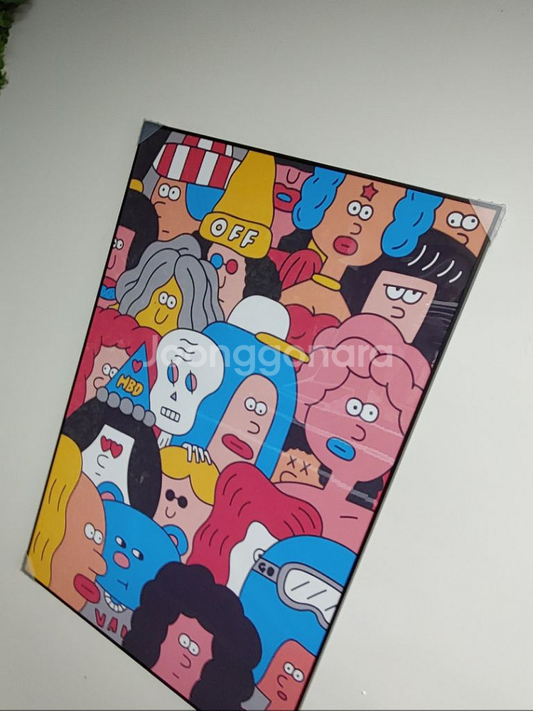 팝아트 캐릭터 초대형 그림 액자 대형 인테리어 소품--3