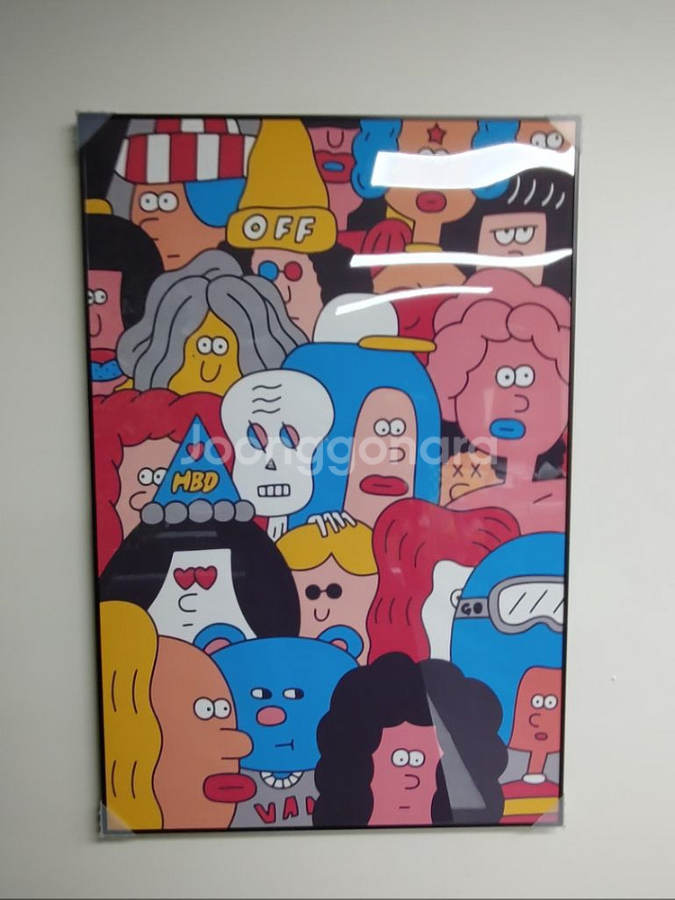 팝아트 캐릭터 초대형 그림 액자 대형 인테리어 소품--4