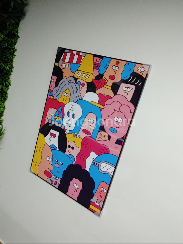 팝아트 캐릭터 초대형 그림 액자 대형 인테리어 소품--6
