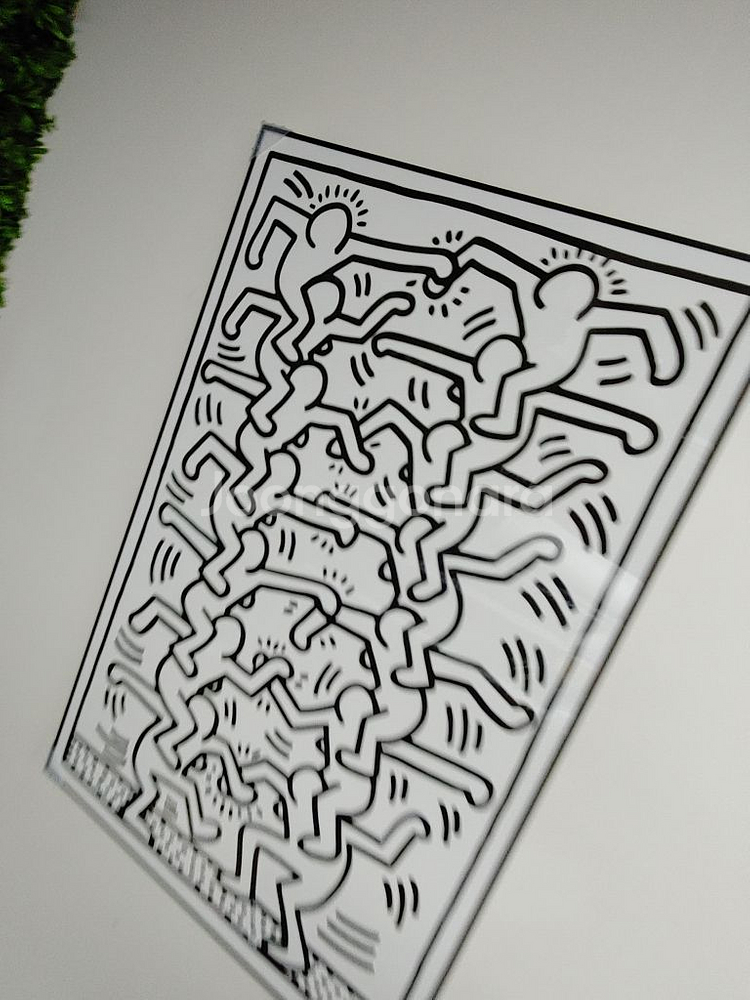 키스해링 초대형 팝아트 그림 액자 대형 인테리어 소품--5