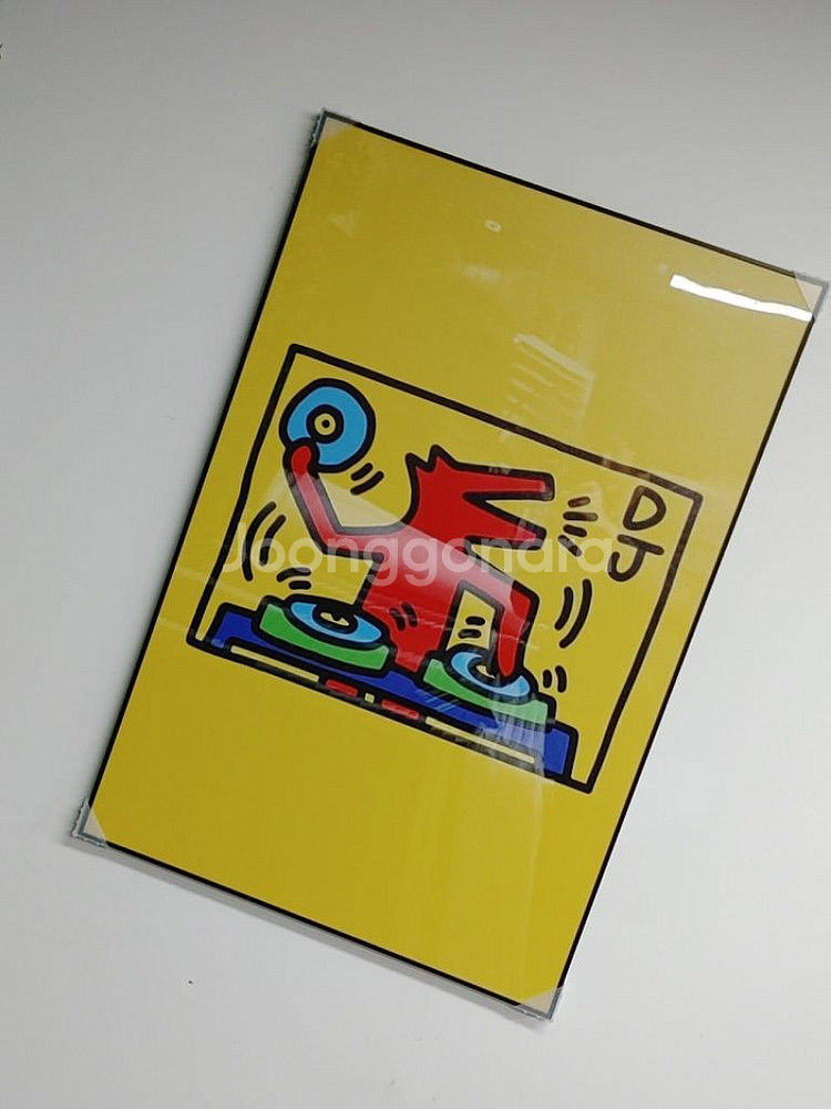 키스해링 초대형 팝아트 그림 액자 대형 인테리어 소품--2