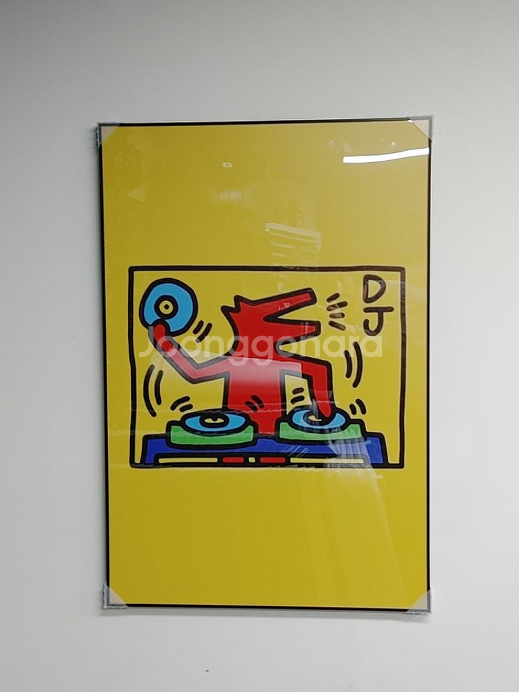 키스해링 초대형 팝아트 그림 액자 대형 인테리어 소품--3