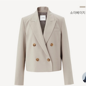 The ATG (더엣지) 크롭자켓 소이베이지 66