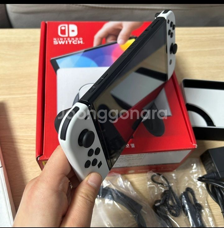 닌텐도 스위치 oled 구성품 풀박스 팜니다--3